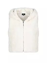 MONARI | Gilet in pelliccia sintetica | Crema