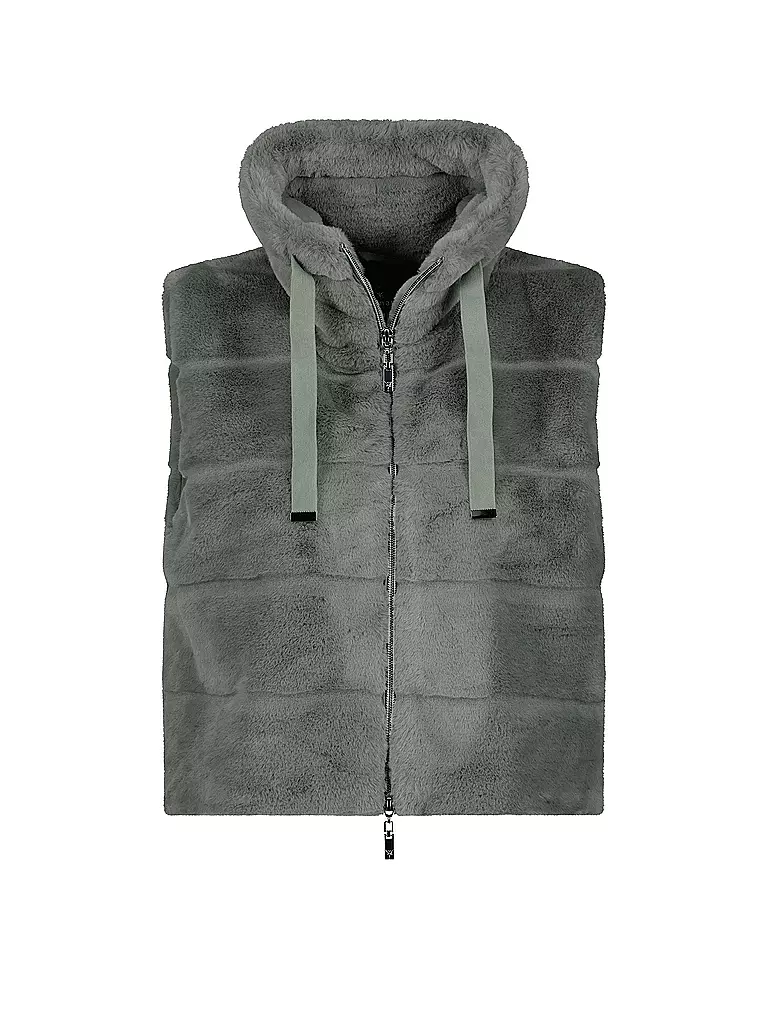 MONARI | Gilet in pelliccia sintetica | Grigio