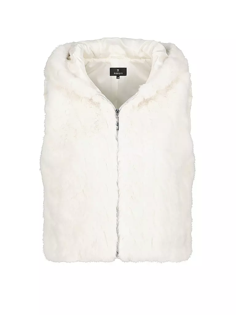 MONARI | Gilet in pelliccia sintetica | Crema