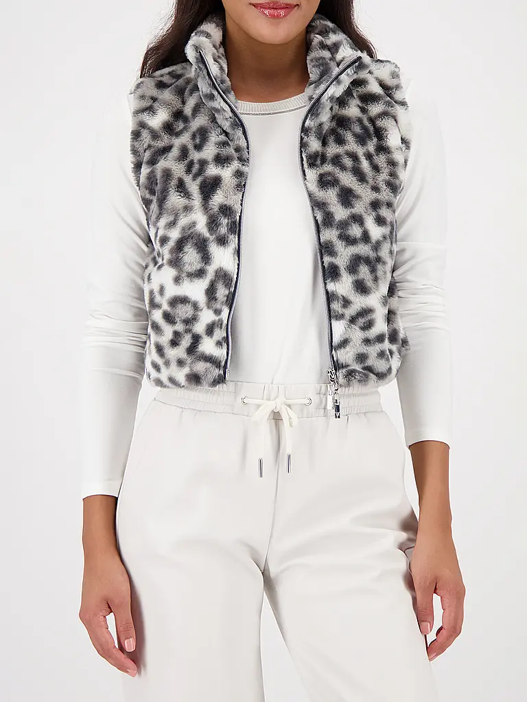 MONARI | Gilet in pelliccia sintetica | Beige