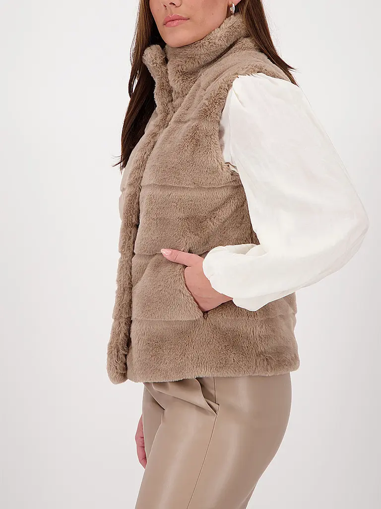 MONARI | Gilet in pelliccia sintetica | 