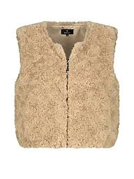 MONARI | Gilet in simil pelliccia | Cammello