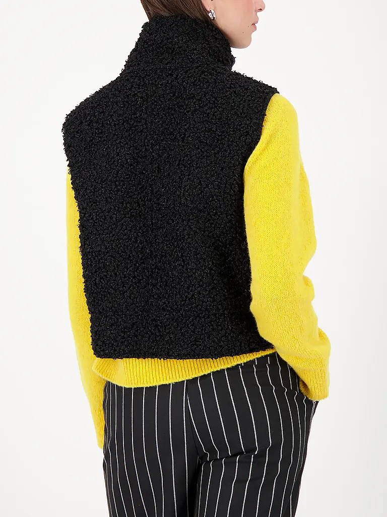 MONARI | Gilet reversibile effetto pelliccia |