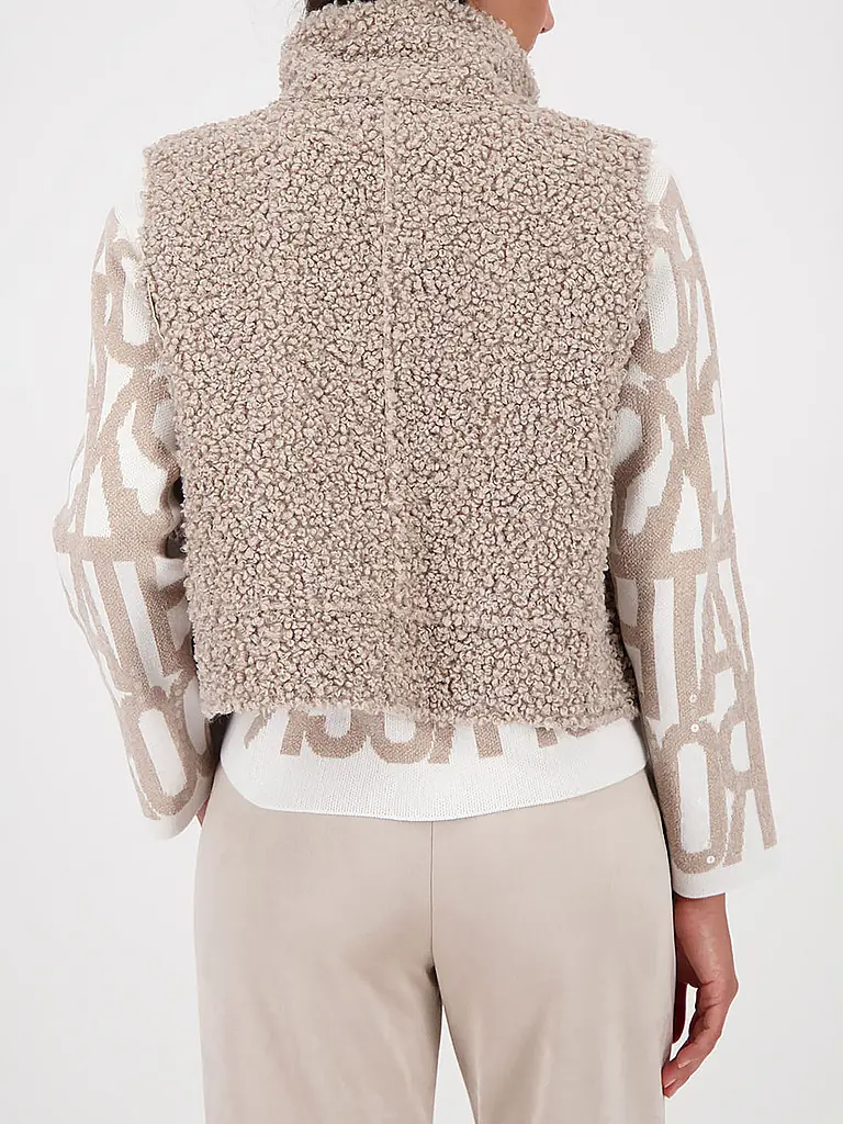 MONARI | Gilet reversibile effetto pelliccia | 