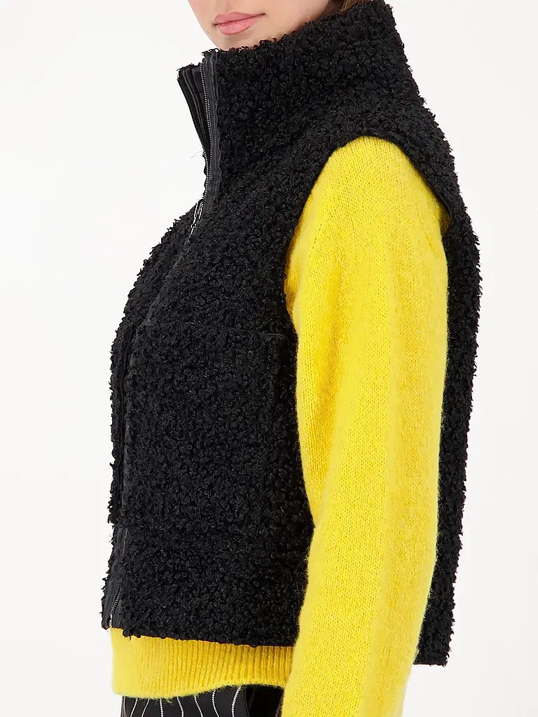 MONARI | Gilet reversibile effetto pelliccia |