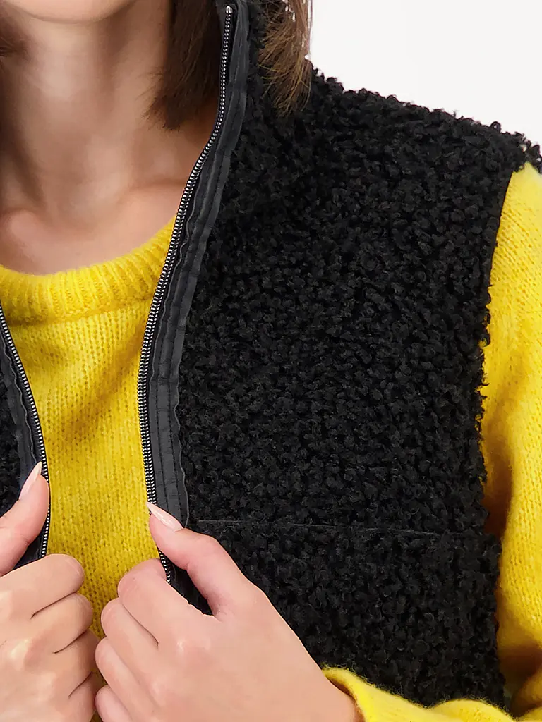 MONARI | Gilet reversibile effetto pelliccia |