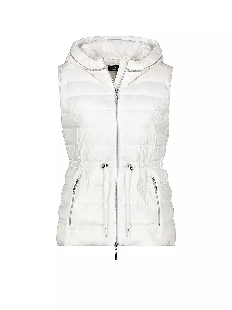 MONARI | Gilet trapuntato | Crema