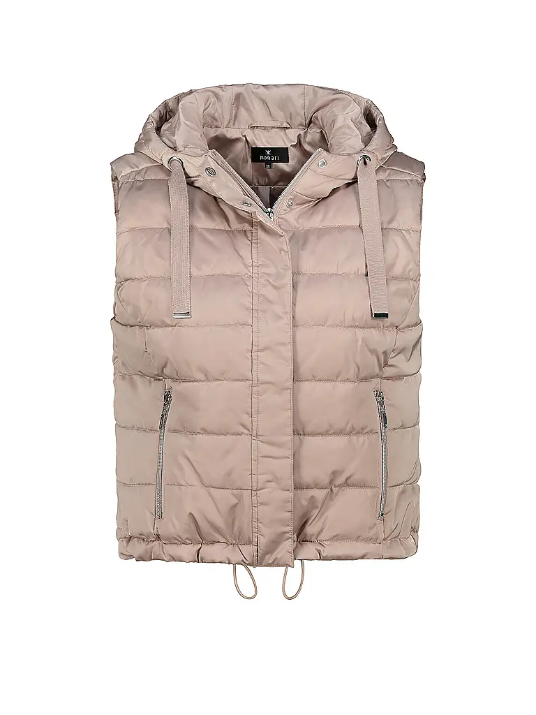 MONARI | Gilet trapuntato | Cammello