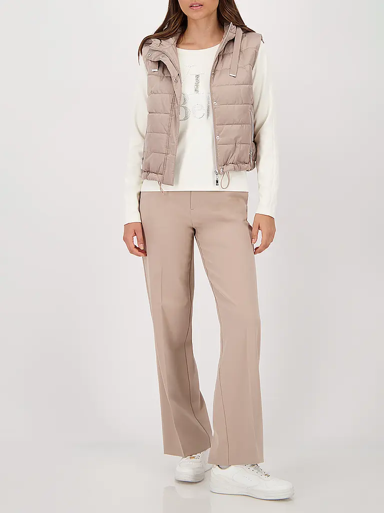 MONARI | Gilet trapuntato | Cammello