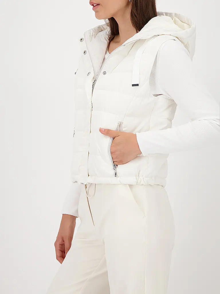 MONARI | Gilet trapuntato | Crema