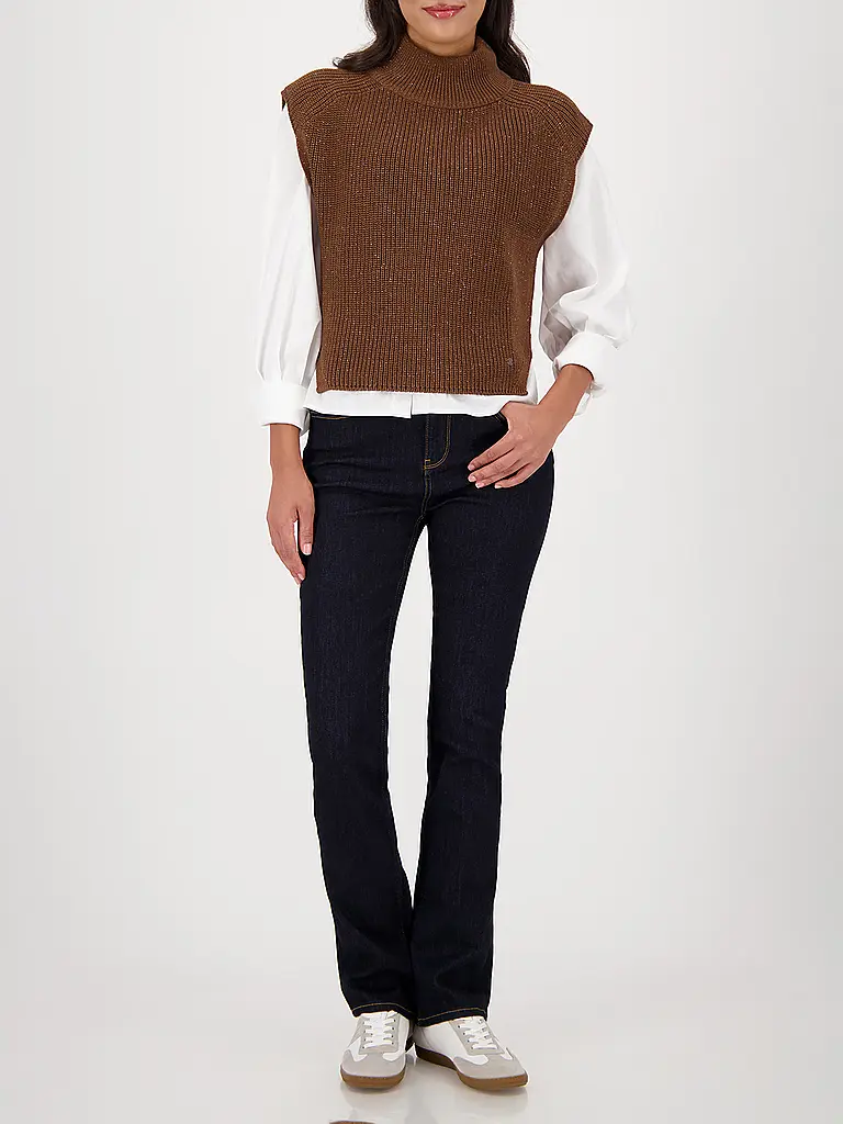 MONARI | Gilet | Marrone