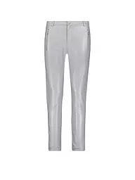 MONARI | Hose in Lederoptik 7/8 | Grigio