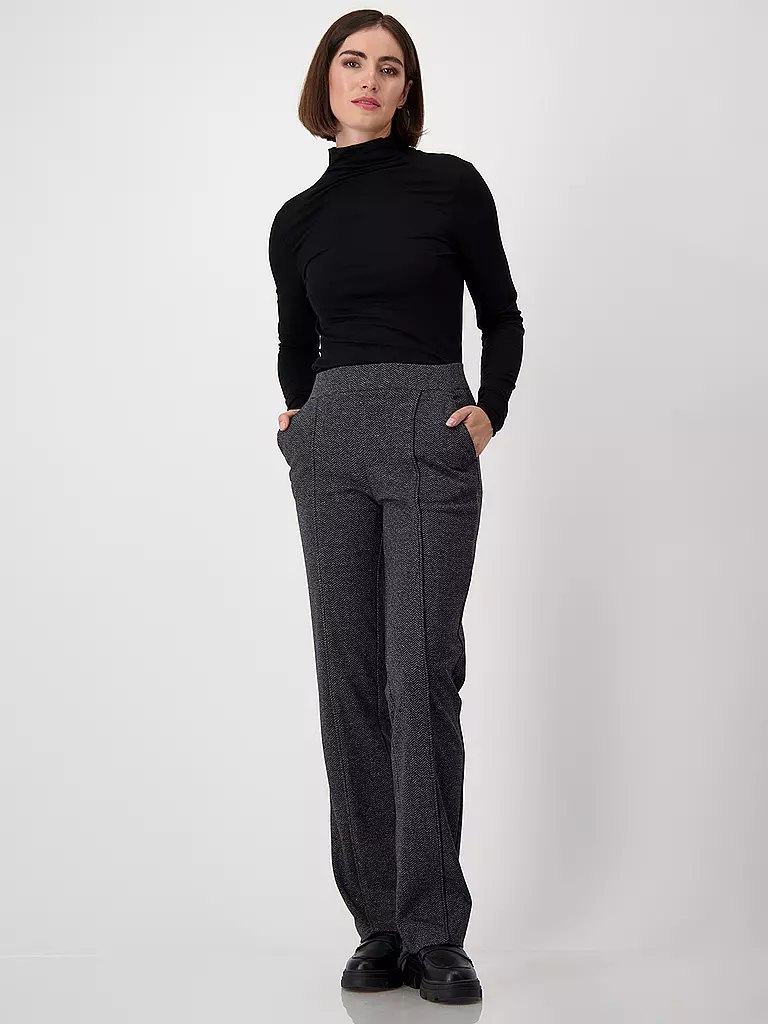 MONARI | Hose Wide Leg Fit  | Nero