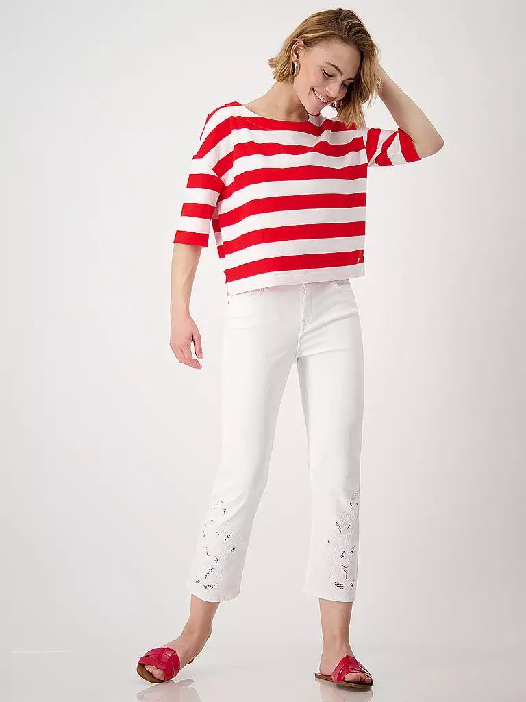 MONARI | Jeans Slim Fit SARDINIA | Crema