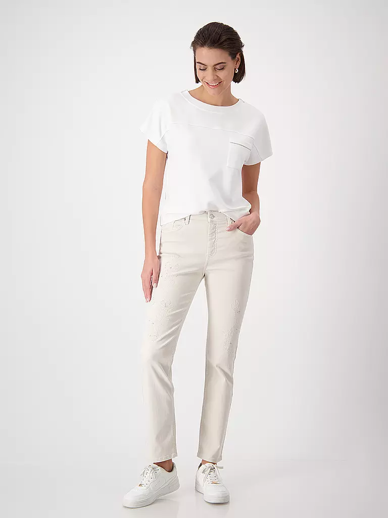 MONARI | Jeans Slim Fit | Crema