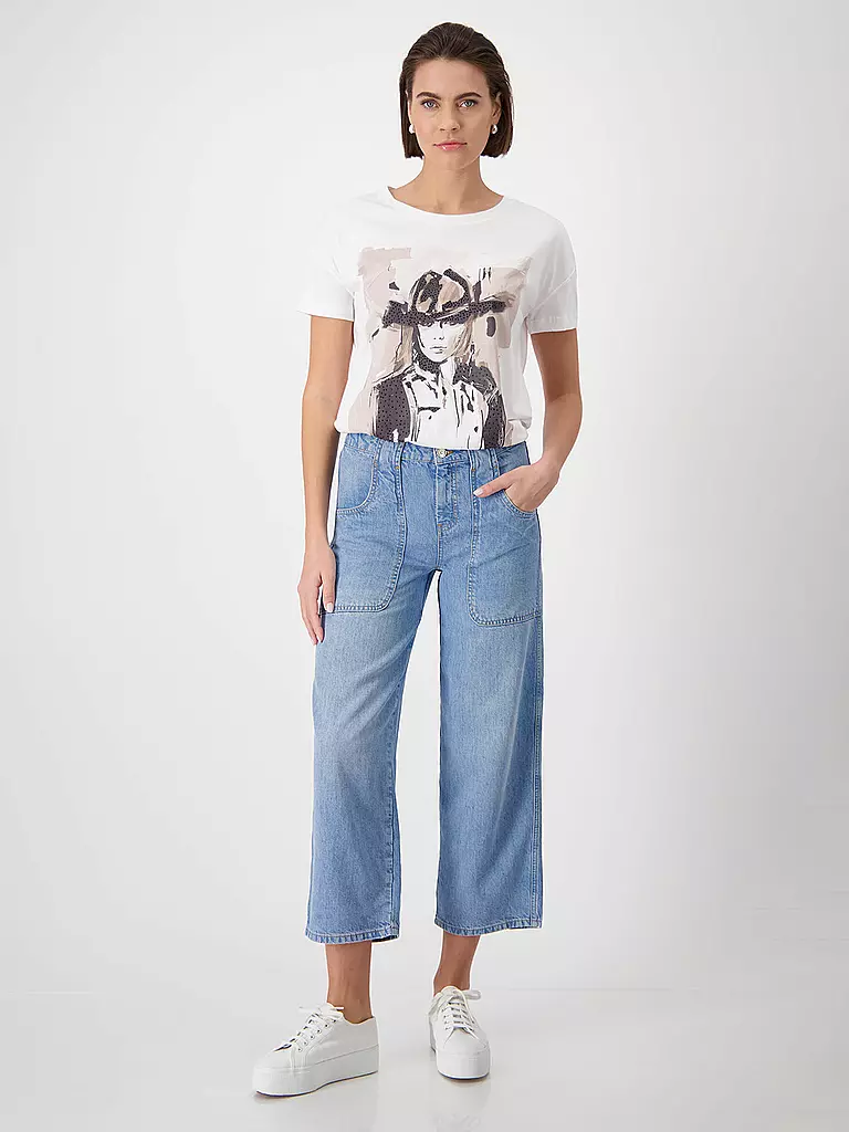 MONARI | Jeans Straight Fit 7/8 | Blu