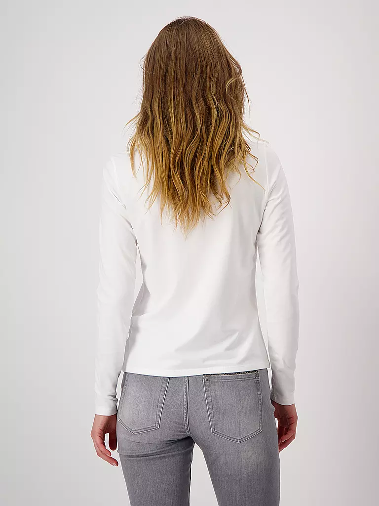 MONARI | Langarmshirt  | Crema