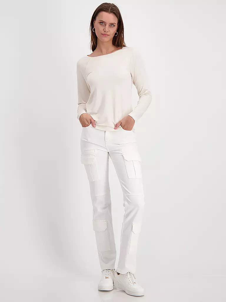 MONARI | Langarmshirt | Crema
