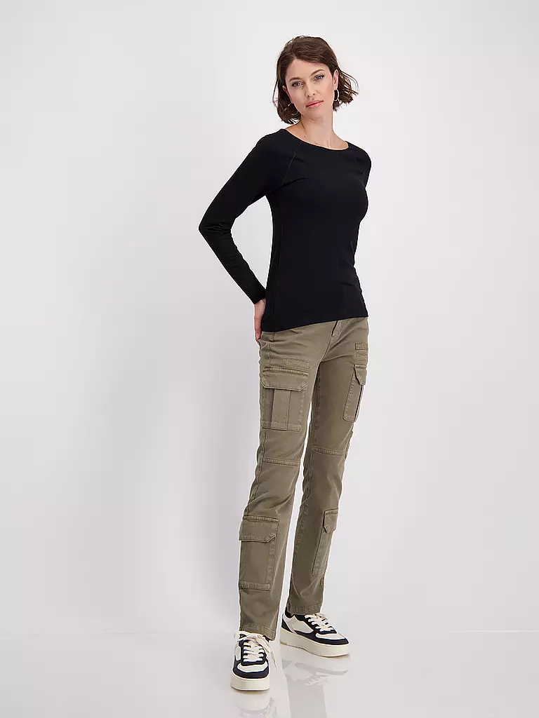 MONARI | Langarmshirt | Nero