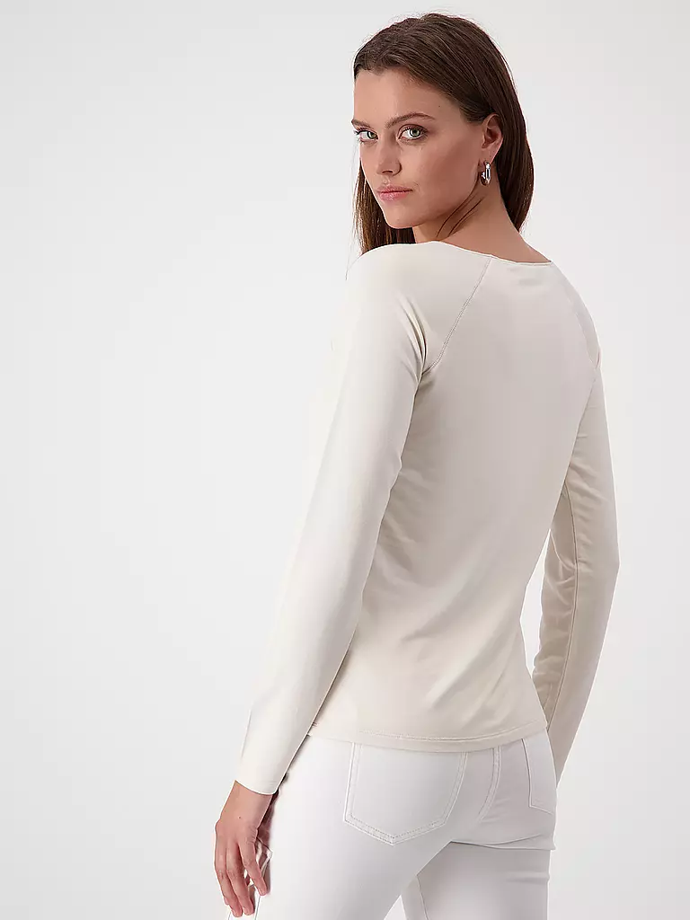 MONARI | Langarmshirt | Crema
