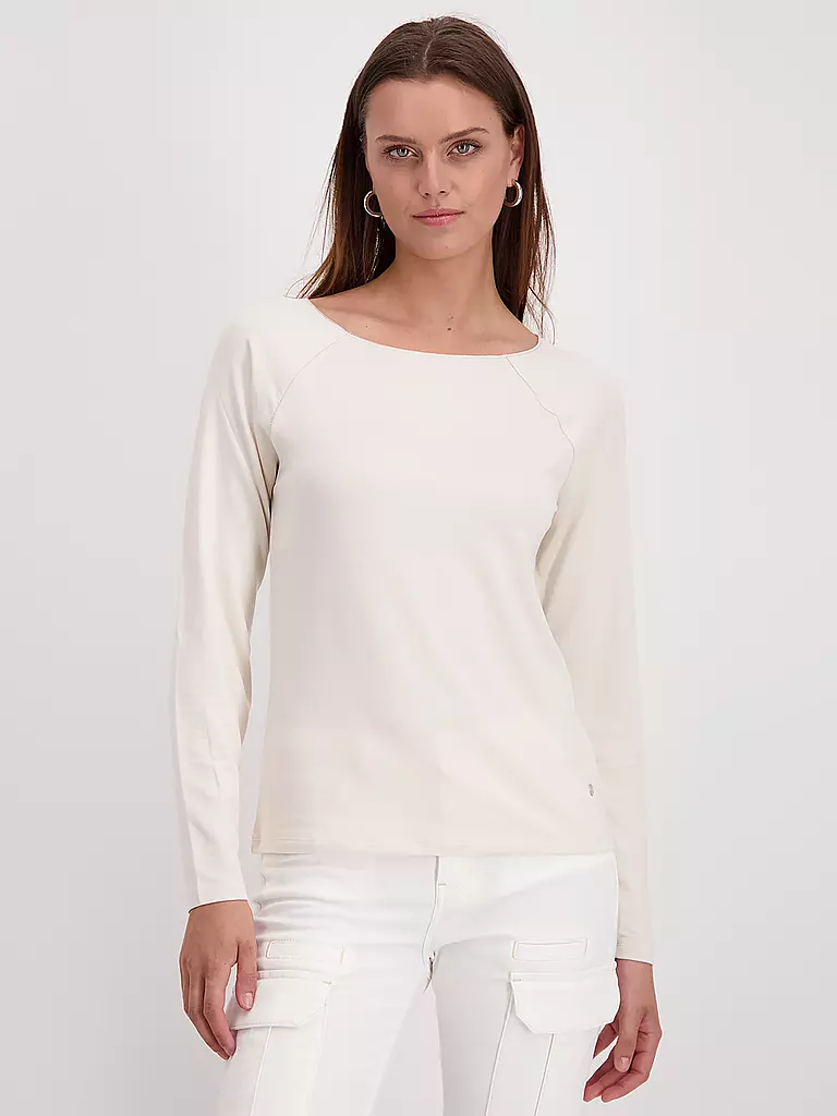MONARI | Langarmshirt | Crema