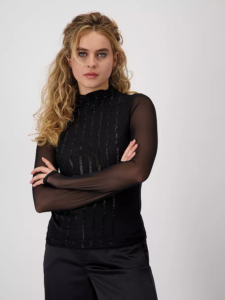 MONARI | Langarmshirt | Nero
