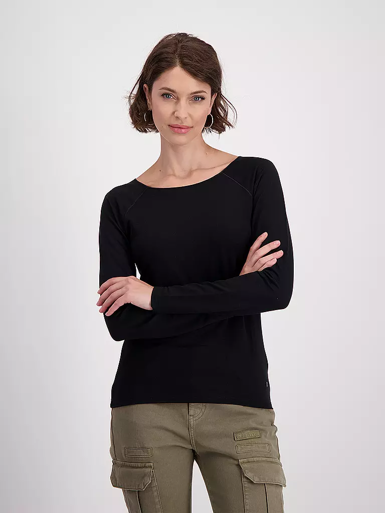 MONARI | Langarmshirt | Nero