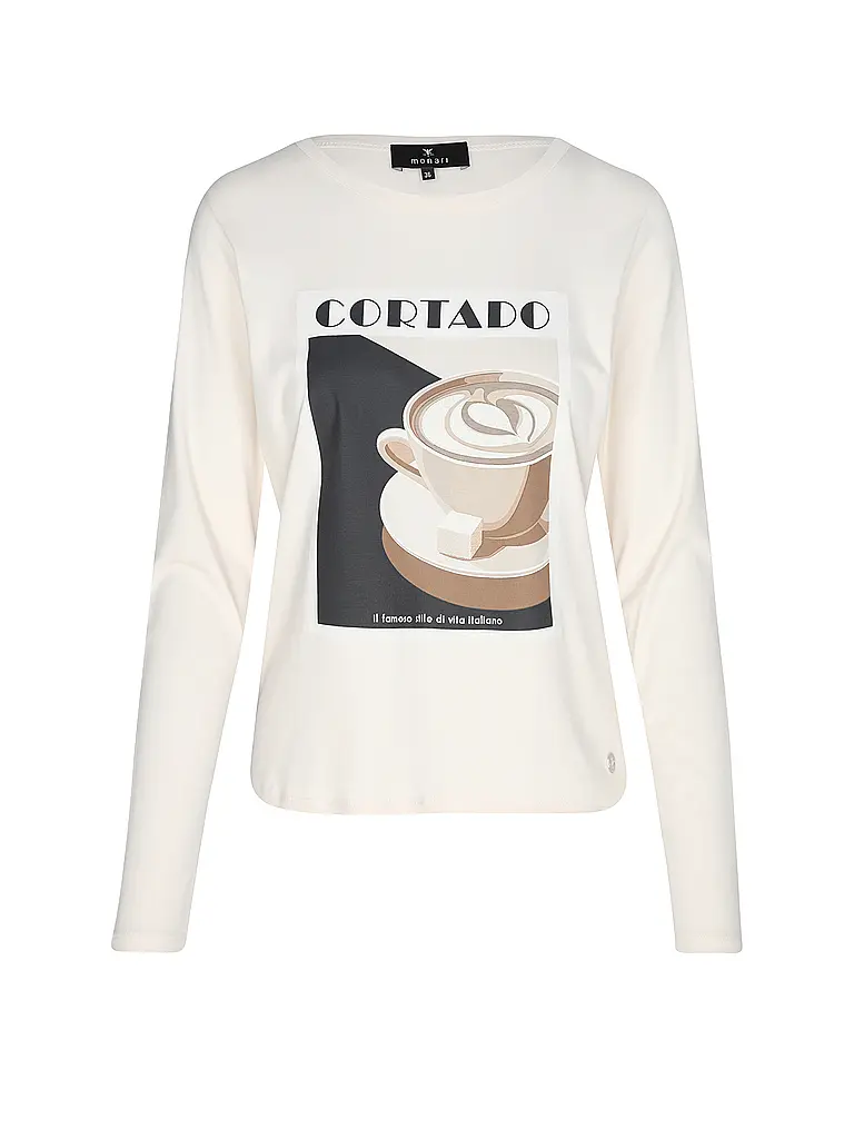 MONARI | Maglietta a maniche lunghe | Crema
