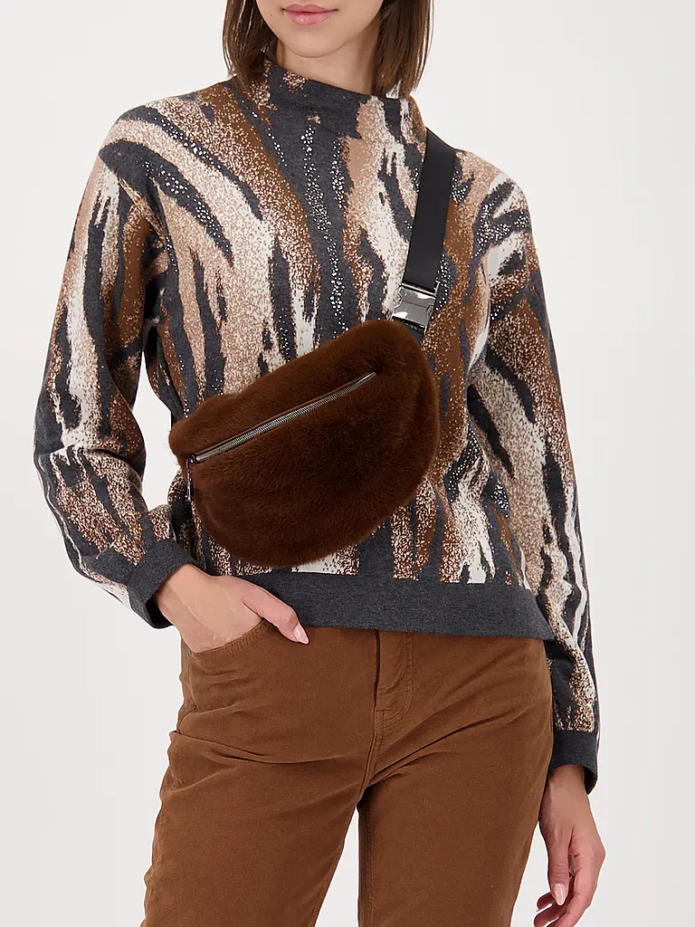 MONARI | Marsupio | Rosso scuro