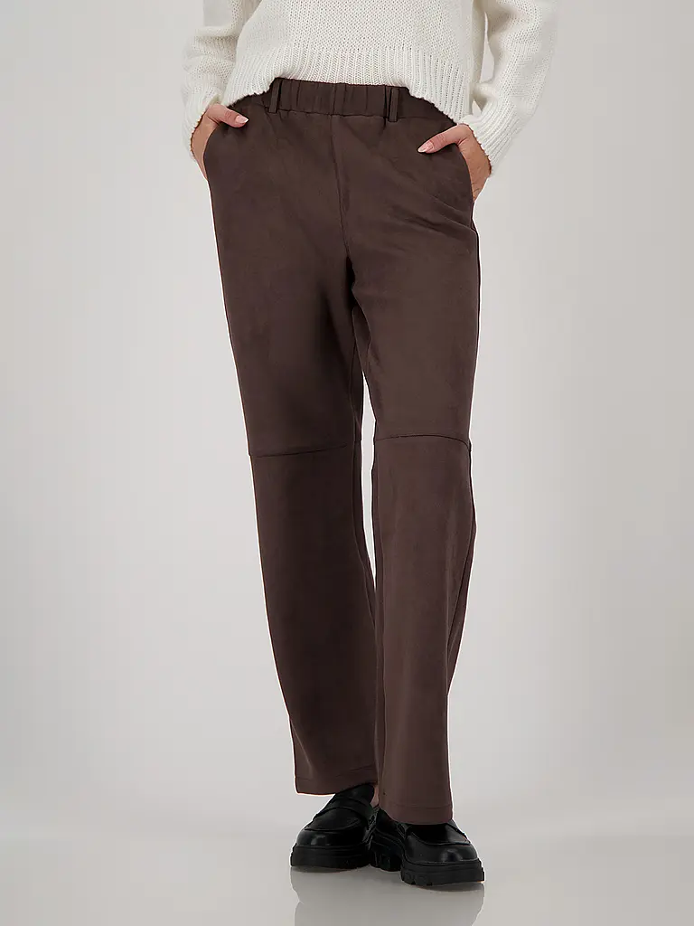 MONARI | Nome prodotto: Pantaloni business
Marca: MONARI
Colore: marrone
Categorie: Moda,Donna

Materiale: Poliestere / Poliammide,Elasticizzato | Marrone