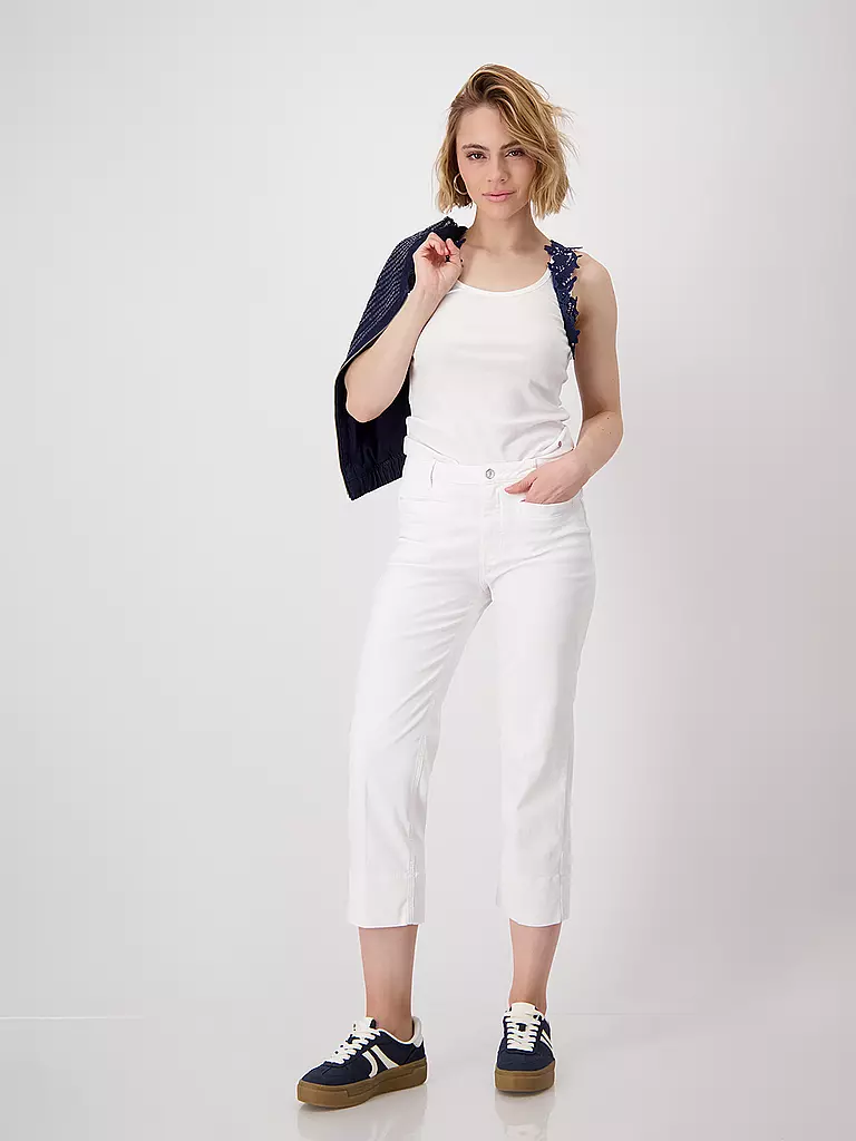 MONARI | Pantaloni 7/8 | Crema