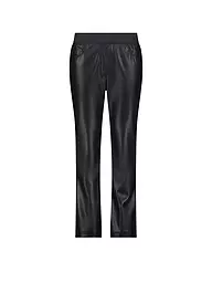 MONARI | Pantaloni effetto pelle | Nero