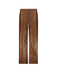 MONARI | Pantaloni effetto pelle | Marrone chiaro