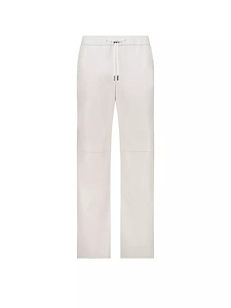 MONARI | Pantaloni effetto pelle | Crema
