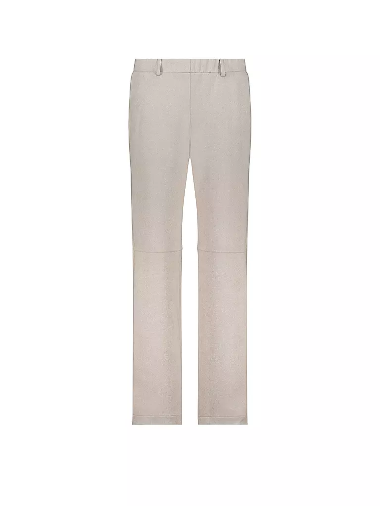 MONARI | Pantaloni effetto pelle | Beige