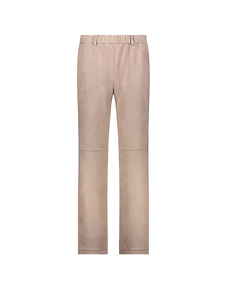 MONARI | Pantaloni effetto pelle | Cammello
