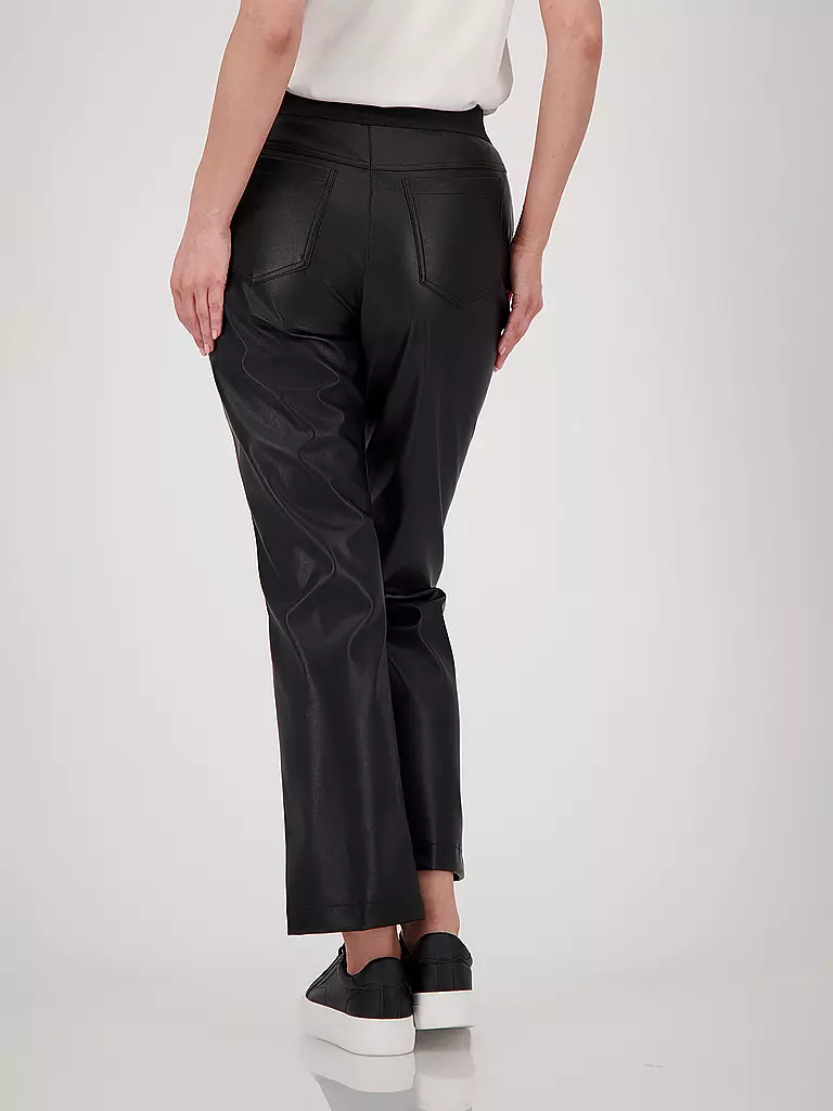 MONARI | Pantaloni effetto pelle | 