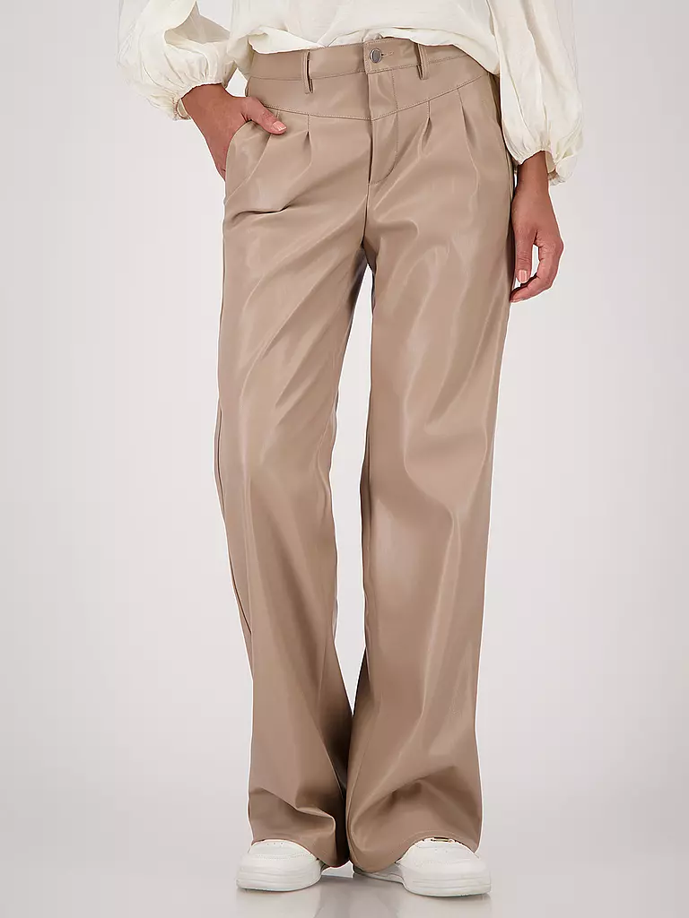 MONARI | Pantaloni effetto pelle | 