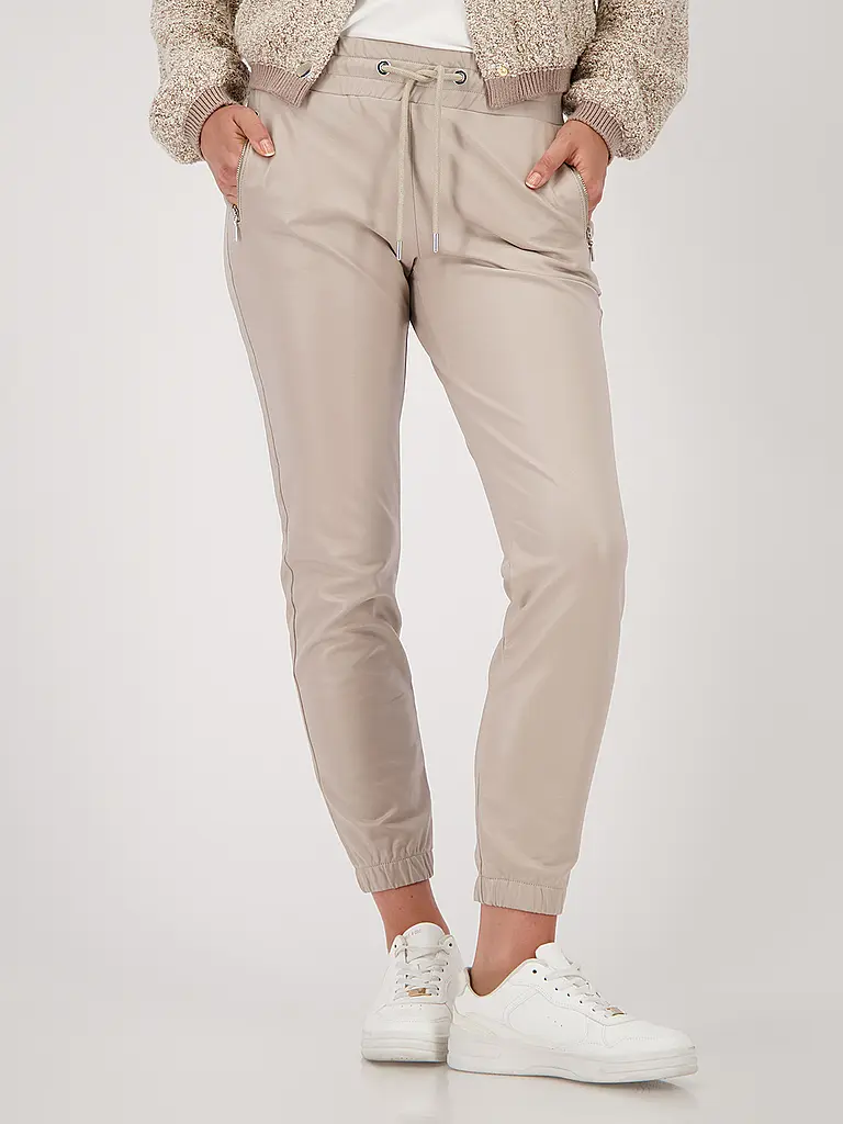 MONARI | Pantaloni effetto pelle | 
