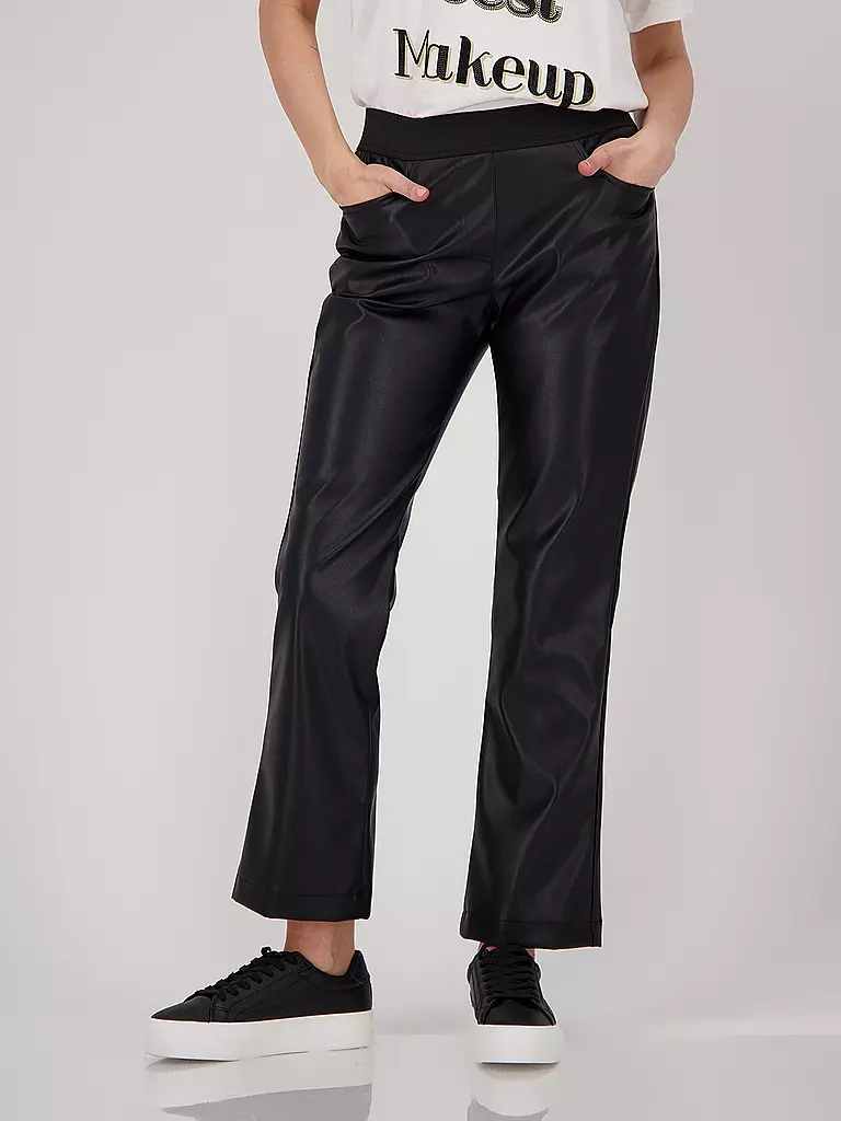 MONARI | Pantaloni effetto pelle | 