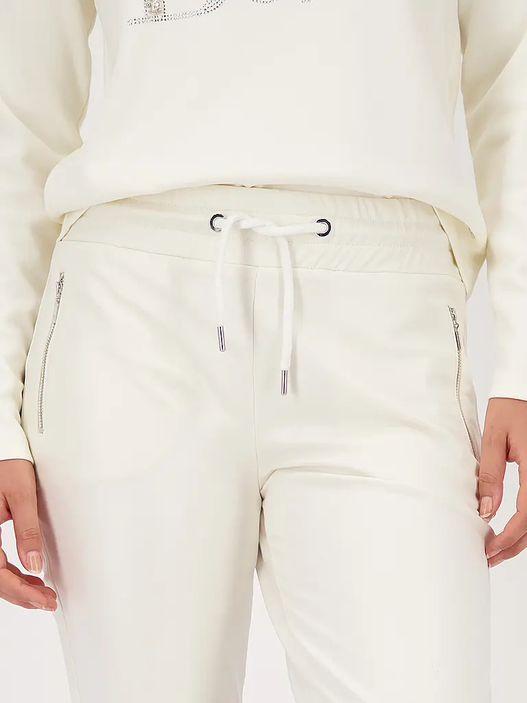 MONARI | Pantaloni effetto pelle | Beige