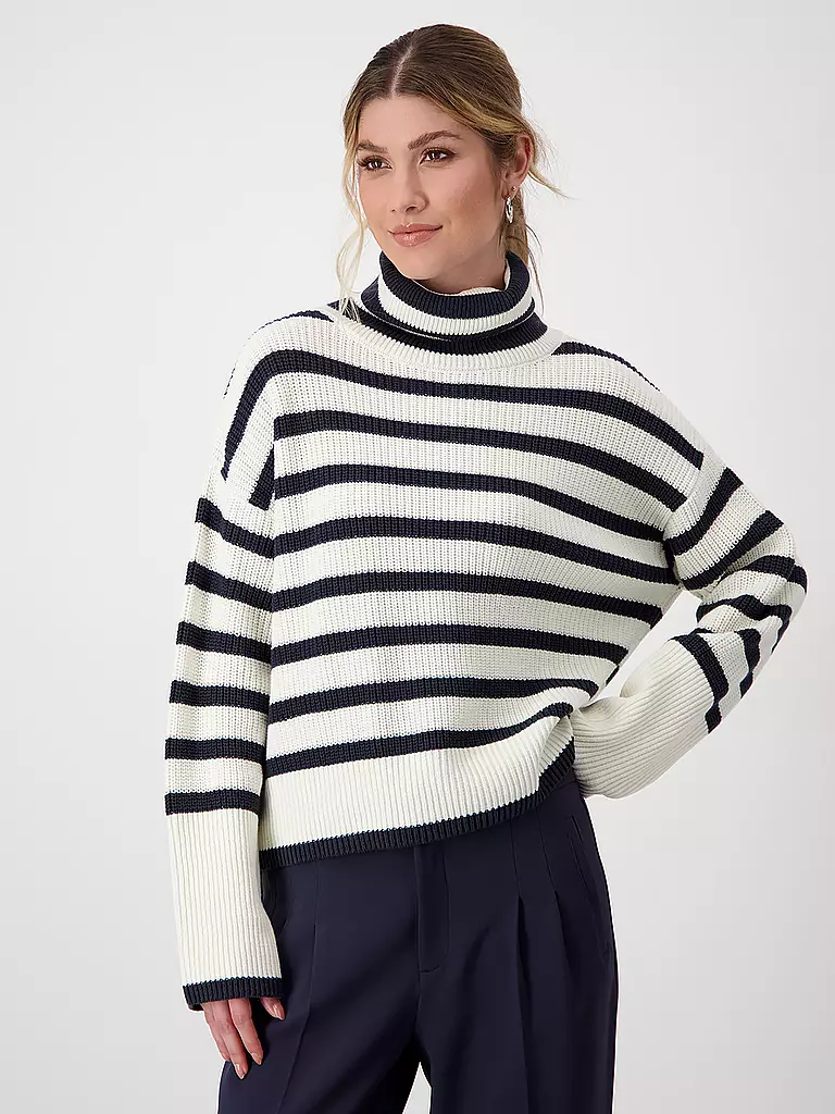 MONARI | Prodotto: Rollkragenpullover | Crema