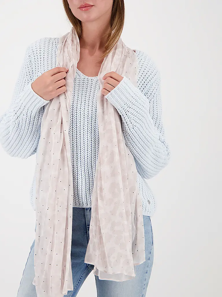 MONARI | Prodotto: Sciarpa
Marca: MONARI
Colore: beige
Categorie: Moda, Donna

Materiale: Viscosa
Motivo: Animalier
Stile: Glamour
Dettagli: Strass | 