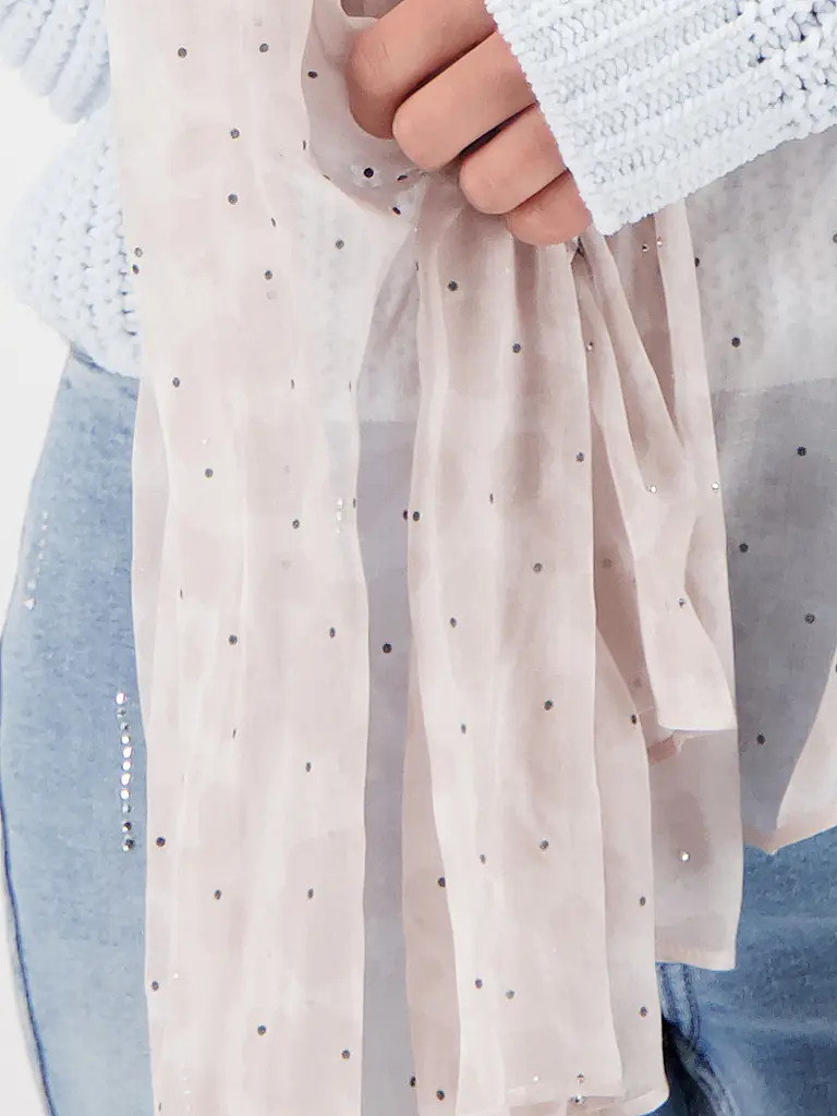 MONARI | Prodotto: Sciarpa
Marca: MONARI
Colore: beige
Categorie: Moda, Donna

Materiale: Viscosa
Motivo: Animalier
Stile: Glamour
Dettagli: Strass | 