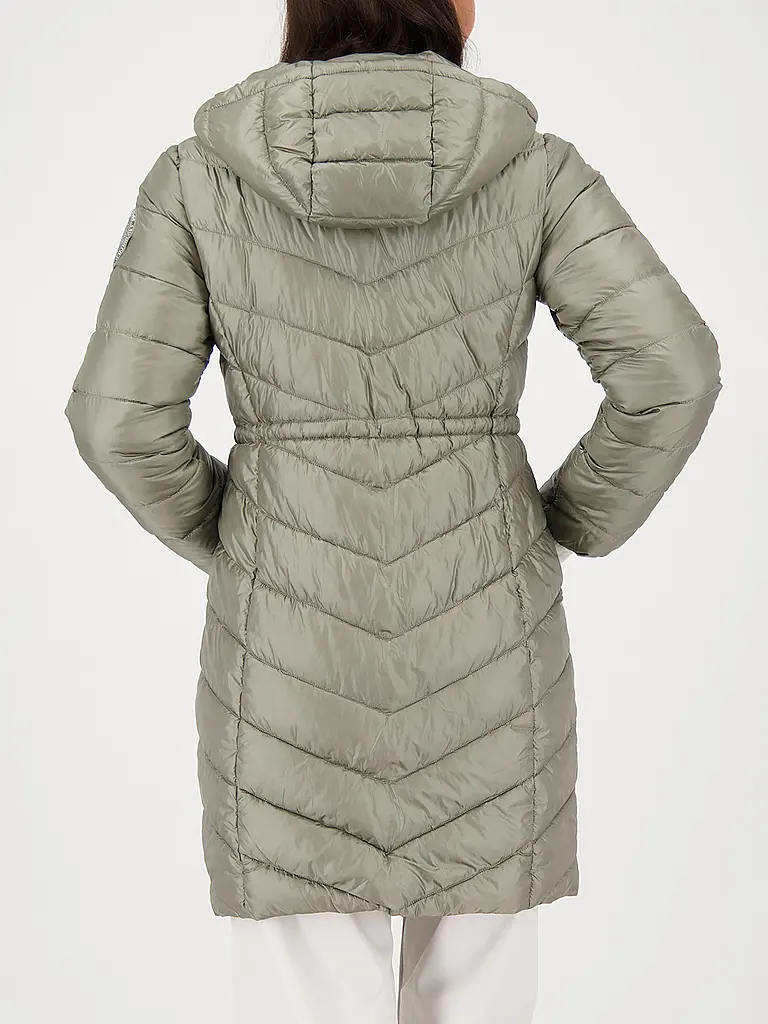 MONARI | Prodotto: Steppmantel
Marchio: MONARI
Colore: olive
Categorie: Moda,Donna

Lunghezza manica: Manica lunga
Materiale: Poliestere / Poliammide
Forma del colletto: Cappuccio
Motivo: Tinta unita
Vestibilità (capispalla): Regular
Stile: Glamour
Dettagli: Impu | 