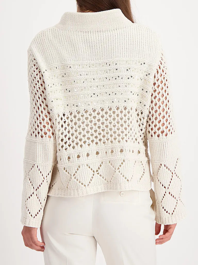 MONARI | Pullover
Marke: MONARI
Farbe: beige
Kategorien: Mode,Damen
Ärmellänge: Langarm
Material: Strick,Polyester / Polyamid,Viskose
Kragenform: Stehkragen
Musterung: Unifarben
Passform (Oberbekleidung): Regular
Stil: Glamour
Details: Strickmuster |