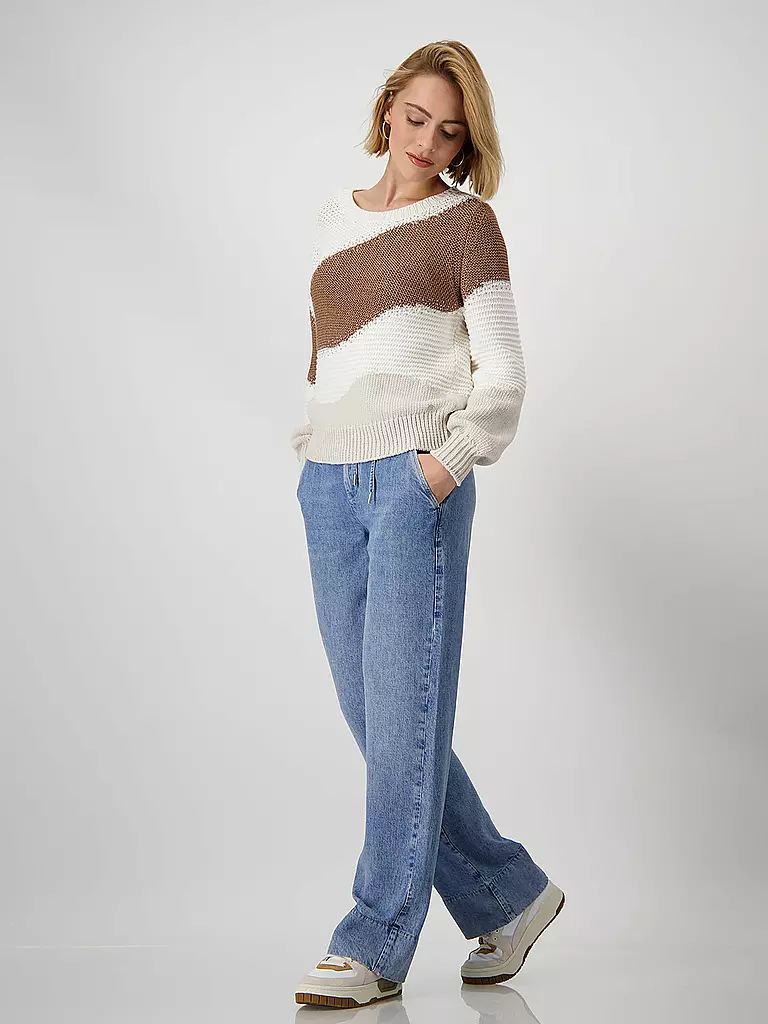 MONARI | Pullover | Crema