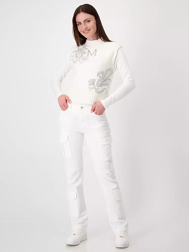 MONARI | Pullunder  | Crema