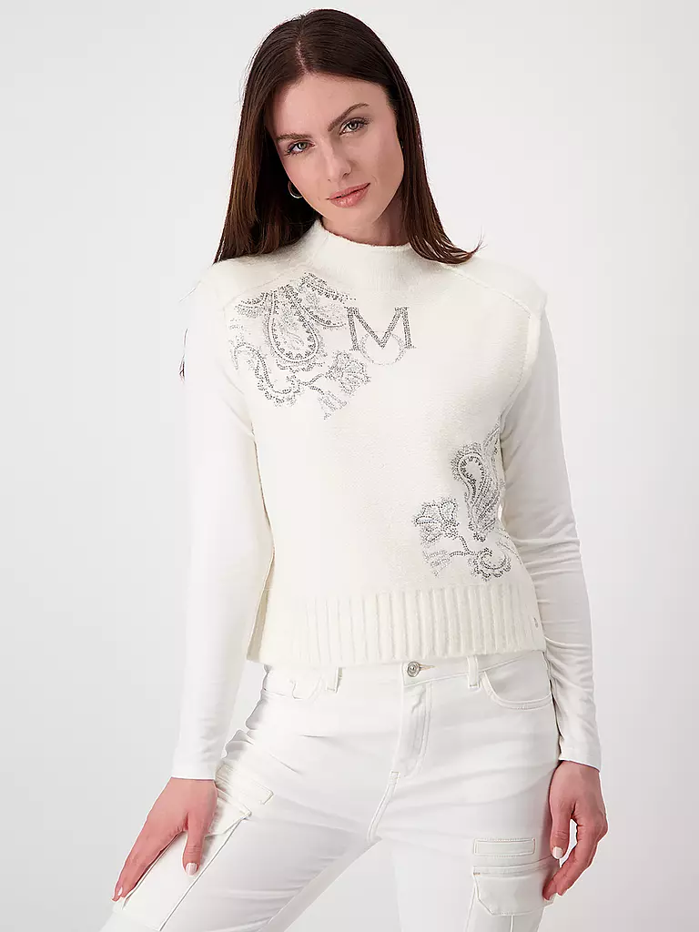 MONARI | Pullunder  | Crema