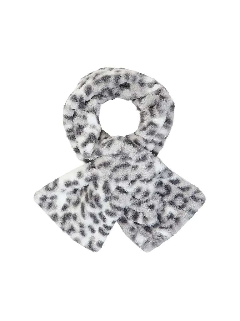 MONARI | Sciarpa effetto pelliccia | Grigio chiaro